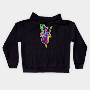 Halloween Spider Witch Kids Hoodie